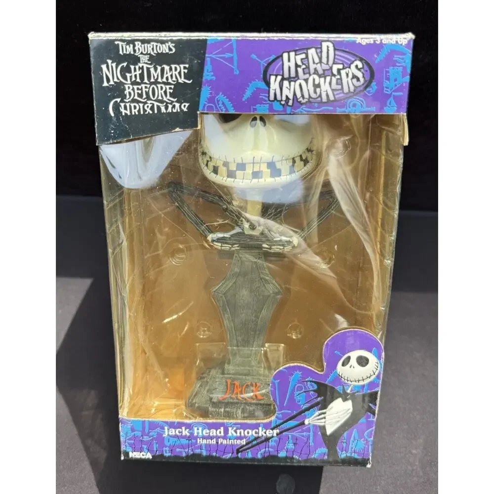 Disney Store The Nightmare Before Christmas Head Knockers Jack Skellington NEW